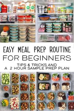 easy meal prep routine for beginners tips and tricks to plan a 2 hour sample prep plan