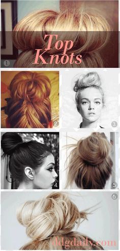 These buns are so hot right now, but do you know how to get that fashion shoot look? Try out these DIY Top knot buns. Easy Hairdo, Knot Bun, Types Of Hair, Fishtail Braid, Good Hair Day, Long Hairstyles, Hairstyles For Women, Love Hair