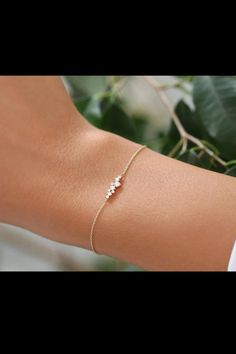 14k Gold Elegant Bracelet, 14k Gold Bracelet With Zircon, Simple Gold Bracelet With Shiny Stones, Gold Minimal Bridal Bracelet, 14k Bracelet - Etsy Türkiye Simple Diamond Bracelet, Simple Gold Bracelet, Gold Bracelet Simple, Simple Diamonds, Elegant Bracelet, Wedding Bracelets, Gold Bracelets, Bridal Bracelet, Wedding Bracelet