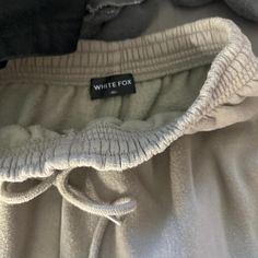 White fox nude sweatpants, riding down the legs, worn a few times great condition matching hoodie will be posted as well White Fox, Womens Sweatpants, Fox, Sweatpants, White, Tracksuit Bottoms