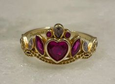 Princess charm school ring One size fits all School Rings, Columbia Sc, Queen Of Hearts, Rings Statement