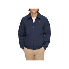 The Tommy Hilfiger Men's Bomber Jacket – a fusion of timeless style and signature flair. With a classic laydown collar, banded hemline, and elastic cuffs, this jacket embodies the quintessential Tommy aesthetic. The water-resistant design, coupled with a full zipper closure, adds a touch of practicality to your everyday look. SETUP INFORMATION Yes my product requires providing the Law Label tag to comply with Utah's Bedding-Upholstered Furniture-Quilted Clothing Rule (R70-101)FEATURES Water and wind resistant Midweight Banded Long sleeves 2 side slip pockets 1 interior pocketFIT & SIZING 27-in. length from shoulder to hem Regular fitFABRIC & CARE Polyester shell and fill Machine wash - Delicate 100% polyester Imported Color: Dark Blue. Gender: male. Age Group: adult. Tommy Hilfiger Classic Long Sleeve Outerwear, Classic Tommy Hilfiger Long Sleeve Outerwear, Classic Tommy Hilfiger Outerwear For Business, Classic Tommy Hilfiger Business Outerwear, Classic Tommy Hilfiger Outerwear, Tommy Hilfiger Classic Winter Outerwear, Classic Tommy Hilfiger Winter Outerwear, Tommy Aesthetic, Quilted Clothing