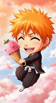 cute ichigo chibi Ichigo Bankai, Soul Reaper, Kurosaki Ichigo, Ichigo Kurosaki, Funko Pop Figures