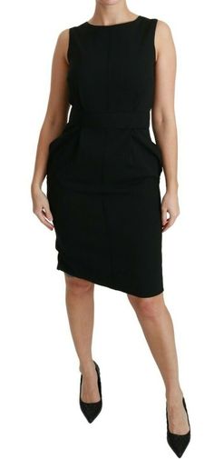 #ad Top Rated DOLCE & GABBANA Dress Black Sheath Stretch Formal IT50 / US16 / XXL RRP $1600, Fashion Dress Gabbana Dress, Dolce Gabbana Dress, Garment Labels, Dolce E Gabbana, Stretch Dress, Dolce & Gabbana, Black Stretch, Formal Dress, Brunei