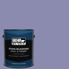 behr ultra stain - blocking paint and primer is shown in the color purple