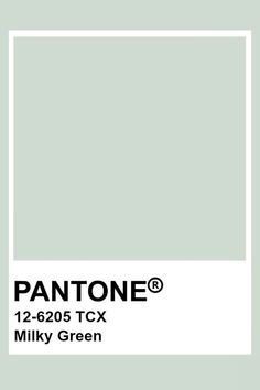 the pantone color is shown in white and green, with black lettering on it