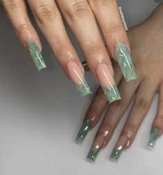 Jade Nails Designs, Nail Art Step By Step, Art Step By Step, Jade Nails, Simple Acrylic Nails, Dope Nail Designs, Flower Nail