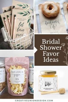 the bridal shower favors are great for brides