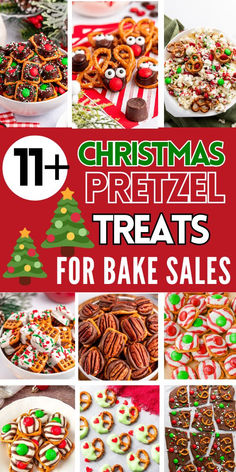 Photo collage of easy Christmas pretzel treats with text overlay. Pretzel Hugs, Christmas Pretzel, Rolo Pretzels, Christmas Pretzels, Pretzel Treats, Treats Christmas, Christmas Fudge, Easy Christmas Treats, Christmas Baking Recipes