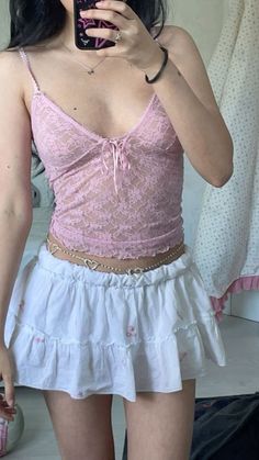 Indie Outfit Inspo, Coquette Outfit, Hawaii Outfits, Tumblr Outfits, Stockholm Fashion, Pink Outfit, Date Night Outfit, Pretty Outfits