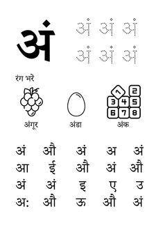 Letter N Worksheet, Hindi Poems For Kids, Learn Hindi, Art Classroom Decor