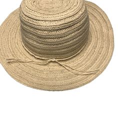 Quagga Green Label Beach Hat Straw Hat Natural Beige Please See Pics For Measurements Hat Is Adjustable (See Pics) New With Tags Never Worn Excellent New Condition Features: Adjustable Tie Inside Sun Hat Floppy Fedora Style 100% Paper Straw Sun Hat Floppy Hat Straw Hat Beach Hat Beach Wear Outdoors