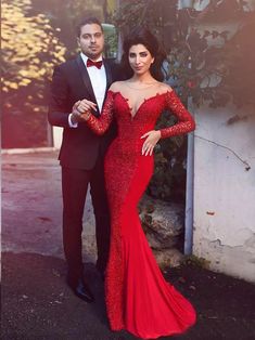 Red Mermaid Prom Dress, Evening Dress Long, Red Mermaid, Elegant Prom Dresses, Red Prom, Satin Prom Dress, Lace Evening Dresses