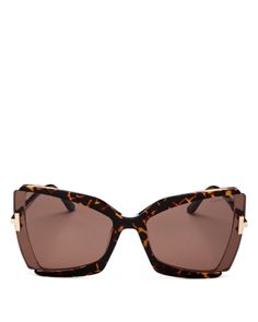 Tom Ford Women's Butterfly Sunglasses, 63mm Tom Ford Glasses Women 2022, Brown Glass Sunglasses For Evening, Brown Cat Eye Sunglasses For Evening, Brown Mirrored Sunglasses For Evening, Brown Square Frame Sunglasses For Evening, Rimless Glass Sunglasses For Evening, Evening Rimless Glass Sunglasses, Elegant Brown Shield Sunglasses With Tinted Lenses, Tom Ford Glasses Women