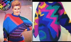 '80s Actual: 1980s fashions 80s Fashion 1980s, 80s Jumper, 90s Fashion For Women, 90s Wear, Dj Tanner, Rich And Famous