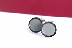 Classic grey cufflinks the perfect valentines gift for a husband / boyfriend or daddy #greycufflinks #groomcufflinks #cufflinks #silvercufflinks #weddingcufflinks #cufflinksgrey Colorful Stud Earrings, Groom Cufflinks, Copper Jewellery, Sister Jewelry, Classic Grey, Craft House, Sparkly Jewelry, Bride Earrings, Jewellery Gifts