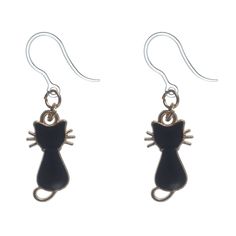 Get ready for purrfection with our Pretty Kitty Earrings (Dangles)! These cuties are the cat's meow, made with hypoallergenic plastic hooks for sensitive ears. No more paw-ful reactions, just style and comfort for your feline-loving fashion. Earring length: 35mm Cheap Cat Design Earrings, Cheap White Cat Ears Earrings, Cheap Hypoallergenic Cat Ears Earrings, Earrings For Sensitive Ears, Pretty Kitty, Just Style, Plastic Hooks, Hypoallergenic Earrings, Cat Earrings