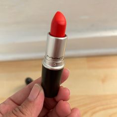 Mac Cosmetics Lipstick- Lady Danger New- Only Swatched No Box Mac Marrakesh Lipstick, Brick Red Lipstick, Mac Lipstick Colors, Mac Retro Matte Lipstick, Mac Cosmetics Lipstick, Frosted Lipstick, Lady Danger, Mac Retro Matte, Shiny Lipstick