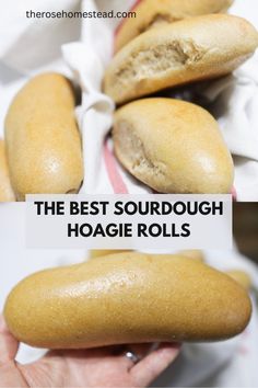 the best sourdough hoagie rolls are made with whole wheat bread and no kneads