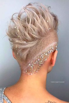 34 Taper Fade Haircuts For The Boldest Change Of Image Blonde Undercut Pixie, Ice Blonde, Wedding Hairstyles Bride, Undercut Pixie Haircut, Short Wedding Hair, Holiday Hairstyles, Christmas Hair, Undercut Hairstyles