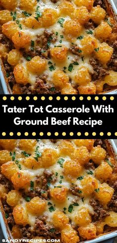 tater tot casserole with ground beef recipe