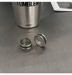 Men recommend size (7-8-9-10)Girls recommend size (6-7)Type: AccessoriesGender: MaleMaterial: Titanium steel Size 6 8 10 Perimeter 52.5mm 57.2mm 62.5mm Inner diameter 16.7mm 18.3mm 19.9mm Casual Silver Ring, Index Ring, Titanium Rings, Size 10 Rings, 9 And 10, Ring Shopping, Ring Size, Size 10, Size 6