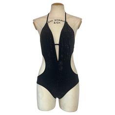 00s Gucci Crystal Embellished Cutout Black One Piece Bodysuit Swimsuit Swimwear. Size: M Condition: 9/10 Gucci Swimwear For Summer, Gucci Beachwear Swimwear For Summer, Gucci Fitted Summer Swimwear, Gucci Beachwear For Summer, Embellished Beachwear Swimwear For Party, Party Beachwear Bodysuit With Cutout, Cutout Beachwear Bodysuit For Party, Glamorous Embellished Swimwear For Party, Glamorous Embellished Party Swimwear