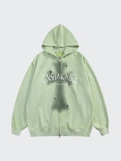 Available in multiple colors Print hoodie Cotton + Polyester Imported Ships FREE Size chart in cm Size Bust Shoulder Length Sleeve S 132 60 69 60 M 136 62 71 61 L 140 64 73 62 XL 144 66 75 63 Spring Hoodie With Letter Print, Spring Hoodie Jacket With Letter Print, Spring Outdoor Hoodie With Letter Print, Spring Hooded Jacket With Letter Print, Spring Outdoor Letter Print Hoodie, Urban Style Green Hoodie With Long Sleeves, Green Graphic Print Hoodie For Winter, Green Graphic Print Winter Hoodie, Oversized Green Cotton Hooded Jacket