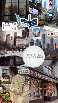 New York Designer Aesthetic, Nyc Study Aesthetic, Wallpaper Backgrounds Nyc, Living In New York Aesthetic, New York Collage Wallpaper, Nyc Vision Board, Aesthetic Nyc Wallpaper, Nyc Wallpaper Aesthetic