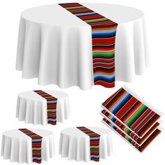 PRICES MAY VARY. Sufficient Quantity: there are 3 pieces of Mexican theme polyester tablecloths in the package; Sufficient quantity can better meet your daily use and replacement, which will bring more convenience to you and your family Classic Stripe Design: our Mexican colorful tablecloth adopts classic stripe design, which is charming and elegant, simple but not monotonous; It can make your table more tidy and beautiful, and is suitable for you to put a lot of plates and food Quality Material Fiesta Table Cloth, 60 Mexican Theme Party, Mexican Fiesta Centerpieces Target, Picnic Buffet, Mexican Plastic Tablecloth, Mexican Table Runner Walmart, Colorful Tablecloth, Mexican Tablecloth, Mexican Table Runner