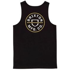 The new Brixton Crest Tank Vest is the best styling for hot summer days whether you're on or off the board.