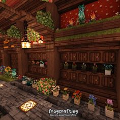 a large room filled with lots of plants and flowers