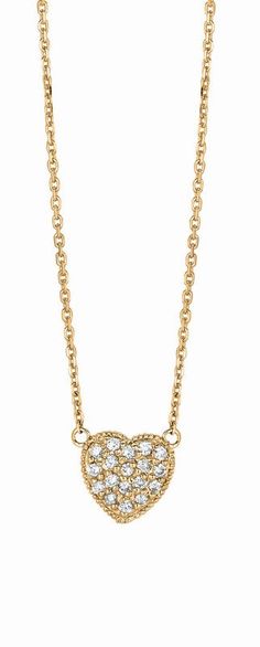 Pave Style Code# N5112PD_NK Chain: 18 inches Setting: Pave Dimensions: 3/8 inch in height, 3/8 inch in width Diamond 1: Diamond Shape 1: Round Qty of Diamond 1: 18 Setting 1: Pave Total Dia Weight: 0.25 Clarity: SI2 Color: G-H Gold Karat: 14K Color 2: Rose Approxe WT Grams: 2.10 Diamond Heart Necklace, Diamond Jewelry Store, Heart Necklace Diamond, Rose Gold Chain, Best Diamond, Diamond Shape, Diamond Heart, Color 2, Heart Necklace