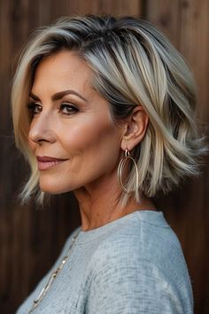 Choppy Bobs, Messy Short Hair, Bob Hairstyles For Fine Hair, Short Hair Haircuts, Perfect Style, Hair Short, Great Hair