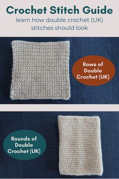 the crochet stitch guide is shown with instructions for how to use it and how to