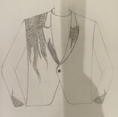 Khaka Designs, Mens Embroidery, Tuxedo Design, Men Sketch, Abstract Art Painting Techniques, Mens Fashion Illustration, Mens Kurta Designs