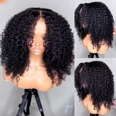 Soft 26” 180Density Long Natural Black Kinky Curly Lace Front Wig For Women With Baby Hair Preplucked Daily Glueless  Synthetic Long Curly Bob Black Women, Fluffy Afro, Human Hair Bob Wigs, Natural Curly Wig, Curly Afro Wig, Olive Oil Hair, Color Rubio, Textured Curly Hair, Indian Human Hair