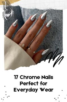 Rock the latest nail trend with fabulous chrome nails! From rich brown hues to elegant neutrals and pretty pink shades, these chrome nail ideas are perfect for any occasion. Elevate your style and let your nails do the talking. Get ready to slay! | classy nails, trendy nails, chrome nails, brown chrome nails, pink chrome nails, chrome nail ideas Gel Nails Minimalist, October Nails Acrylic