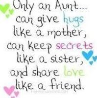 a quote that says, only an adult can give hugs like a mother can keep secrets like a sister and share love like a friend