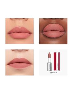 The new powdery matte and highly pigmented couture lipstick by Givenchy Intense Makeup, Lower Lip, Velvet Lipstick, Upper Lip, Intense Colors, The Chic, Givenchy, Fragrance, Velvet