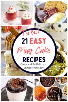 the best 21 easy mug cake recipes