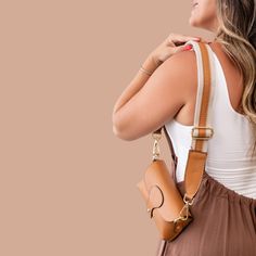 Effortlessly stylish, the Honey Hue Crossbody will elevate your outfit with its luxurious leather and elegant gold hardware. Adjustable straps ensure a comfortable and personalized fit, making it the perfect bag for you. Dimensions: H 7.5" | W 4.5" | D 1.5" Genuine Leather - Made in Italy Dimension do not include purse strap Chic Leather Strap Shoulder Bag For Work, Chic Everyday Bag Strap With Gold-tone Hardware, Chic Leather Bag Strap With Gold-tone Hardware, Chic Leather Strap For Everyday Use, Leather Bag Strap With Gold-tone Hardware For Everyday Use, Chic Leather Bag Strap, Chic Everyday Leather Bag Strap, Chic Adjustable Shoulder Strap For Travel, Chic Bag Strap With Gold-tone Hardware For Everyday Use