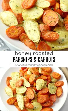 roasted parsnips and carrots are the perfect side dish for any meal