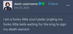 Court Jester Tumblr Post, The Court Jester, Tumblr Memes, Silly Guy