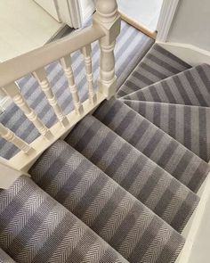 the stairs in this house are made of carpet