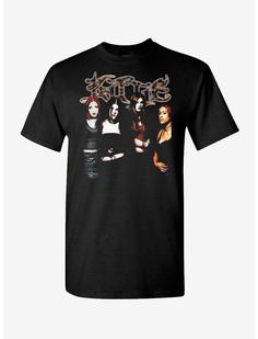 Kittie Spit Boyfriend Fit Girls T-Shirt | Hot Topic Kittie Spit, Kittie Band, School Wishlist, Metal Band Shirts, Hot Topic Clothes, Hot Topic Shirts, Oc Outfits, Take It Back, Music Tees