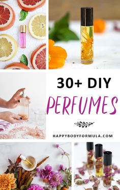 30+ DIY Perfumes You Can Make Using Essential Oils - Happy Body Formula Diy Purfume, Homemade Body Spray, Hair Perfume Diy, Body Spray Recipe, Perfume With Essential Oils, Coolest Crafts, Perfume Oil Recipes, Diy Perfume Recipes, Diy Perfumes