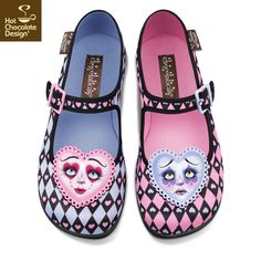 Chocolate Designs, Quirky Shoes, Irregular Choice Shoes Pink, Design Shoes