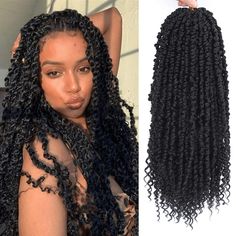 PRICES MAY VARY. ✅NAYOO PASSION TWIST HAIR - 100% Handmade by professional braid stylists(not manufactured). Pre-twisted passion twist braiding hair, no frizz, no chemicals, shedding free, tangle free, curly crochet hair extension for black women. ✅SIZE & COLOR - (8 Packs, Passion Twist Hair 18 Inch, 1B). Passion twist hair options: 9 size (6inch, 8inch, 10inch, 12inch, 14inch, 18inch, 20inch, 22inch, 24inch), 8 colors available (1B,#2,#4,T27,T30,TBUG,T350,T27/613). Weight: 50g/pack, 12 strands What Hair Do I Use For Passion Twist, Passion Pop Crochet Hair, Passion Twist Crochet, Passion Twist Hair, Synthetic Braiding Hair, Braiding Hair Extensions, Passion Twists, Curly Crochet Hair Styles, Crochet Hair Extensions