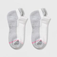 Dr. Motion Women's 2pk Mild Compression Ankle Socks - White 4-10 Sporty Go-dry Running Socks, Athleisure Anti-odor Running Socks, Anti-odor Running Socks For Athleisure, Anti-odor Running Socks Athleisure Style, Anti-odor Running Socks, Breathable Comfortable Sports Socks, Comfortable Stretch Sports Socks, Comfortable Functional Running Socks, White Workout Socks With Arch Support